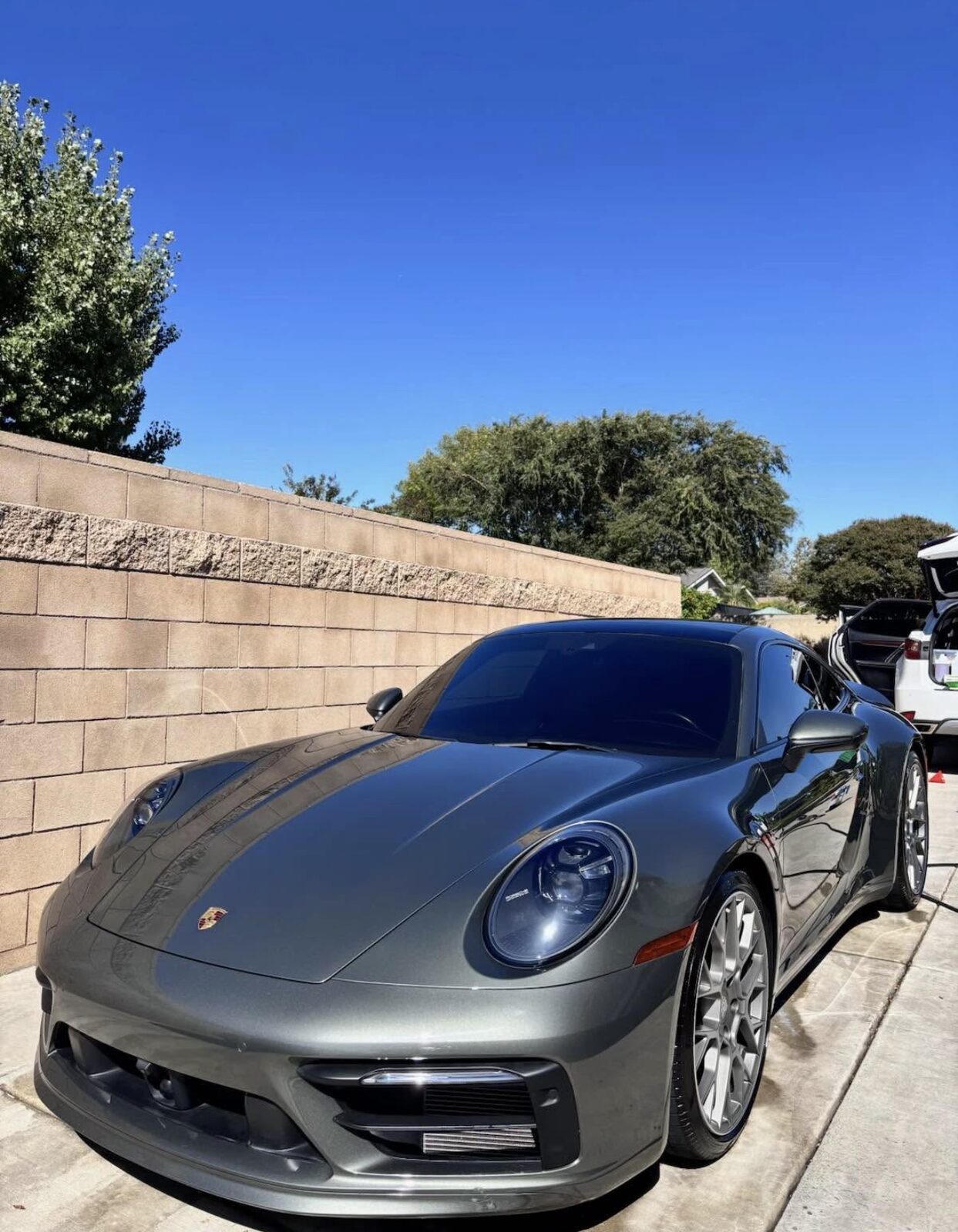 Porsche 911 Carrera mobile detailing and paint correction by The Detail Club LA in Winnetka